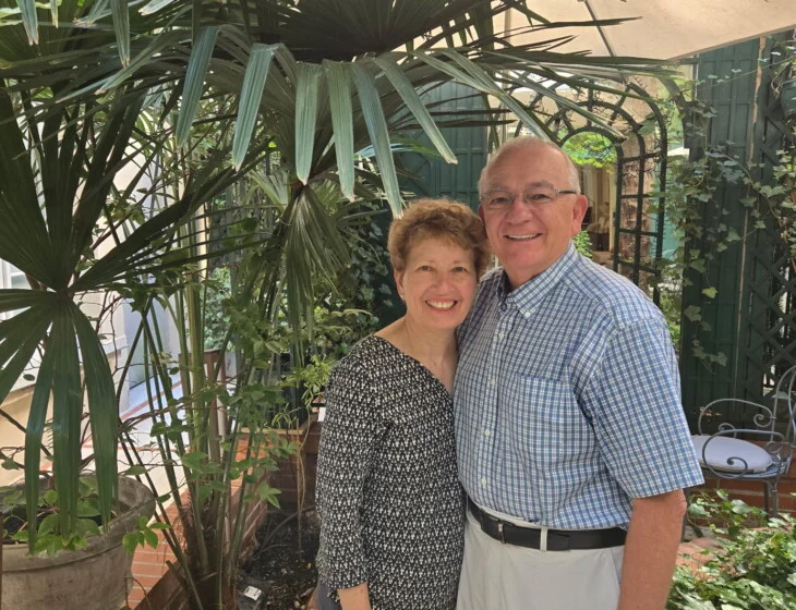 Paula and Dan Cozzo at Oak Trace in Downers Grove, Illinois