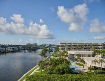 HE Selects R2 Lr Page 09 Image 0002 panoramic, elevated view of Harbour's Edge Senior Living Community in Delray Beach, FL